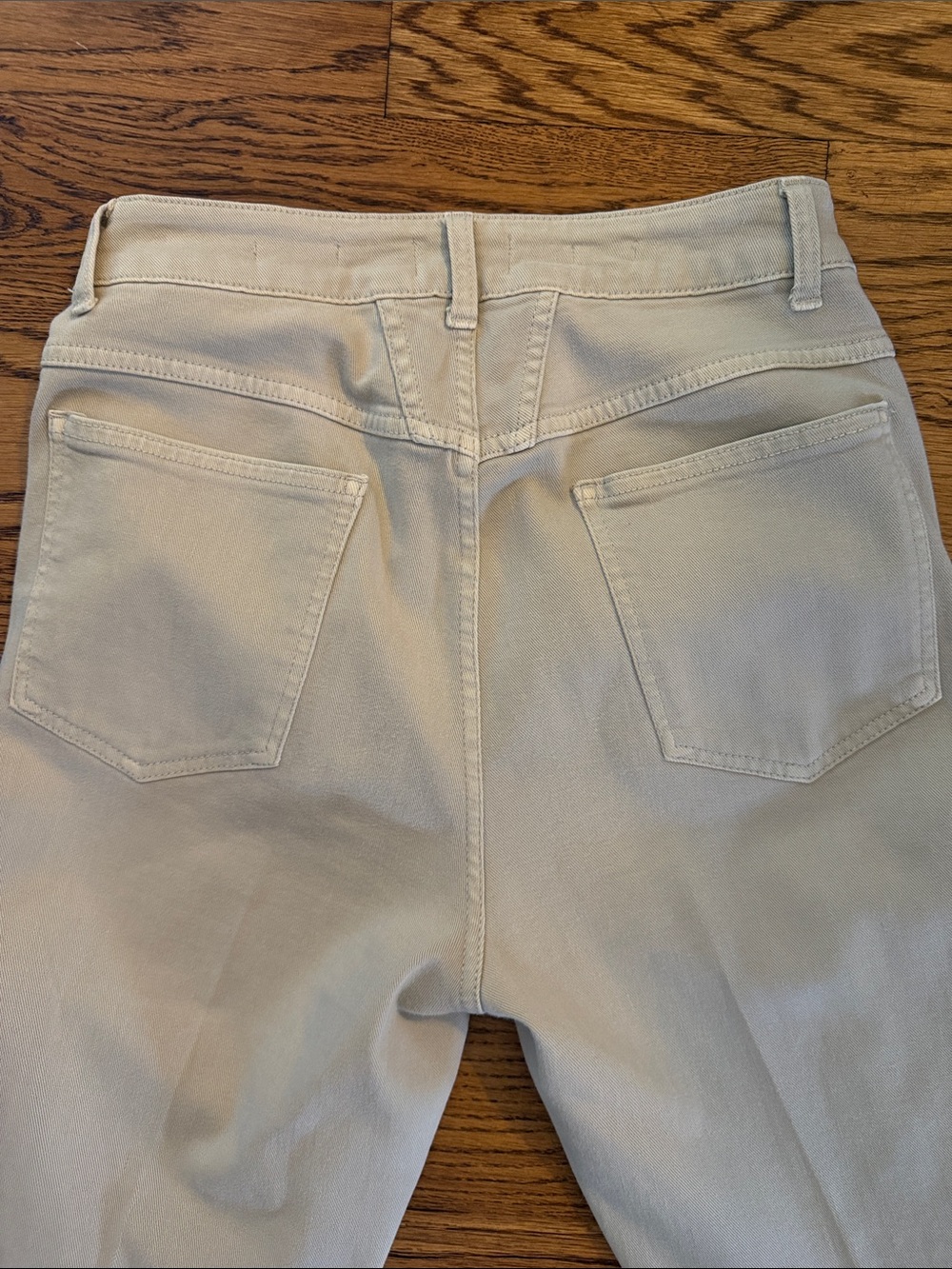 Closed Italian Denim High-Waist Cream organic denim pants 44 (US 28) - Picture 8 of 10